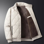 Men's Quilted Fleece-Lined Winter Jacket 12