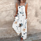 Women's Printed Wide-Leg Overalls 3