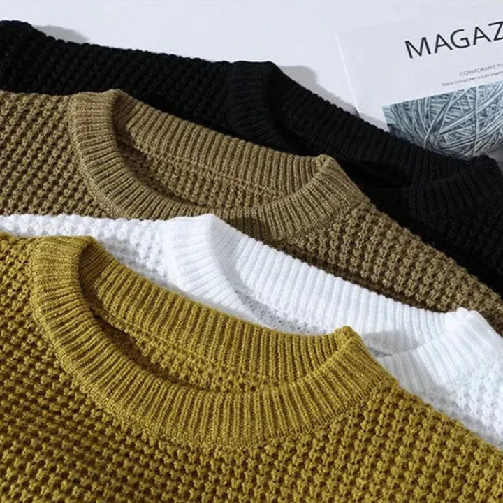 Men's Thermal Knit Crewneck Pullover 7