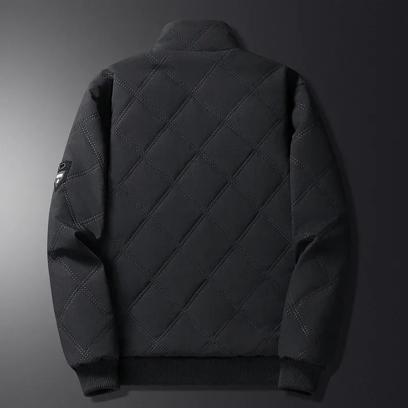 Men's Quilted Fleece-Lined Winter Jacket 4
