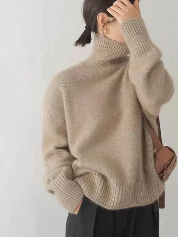 Women's Luxe Soft Turtleneck Sweater 6