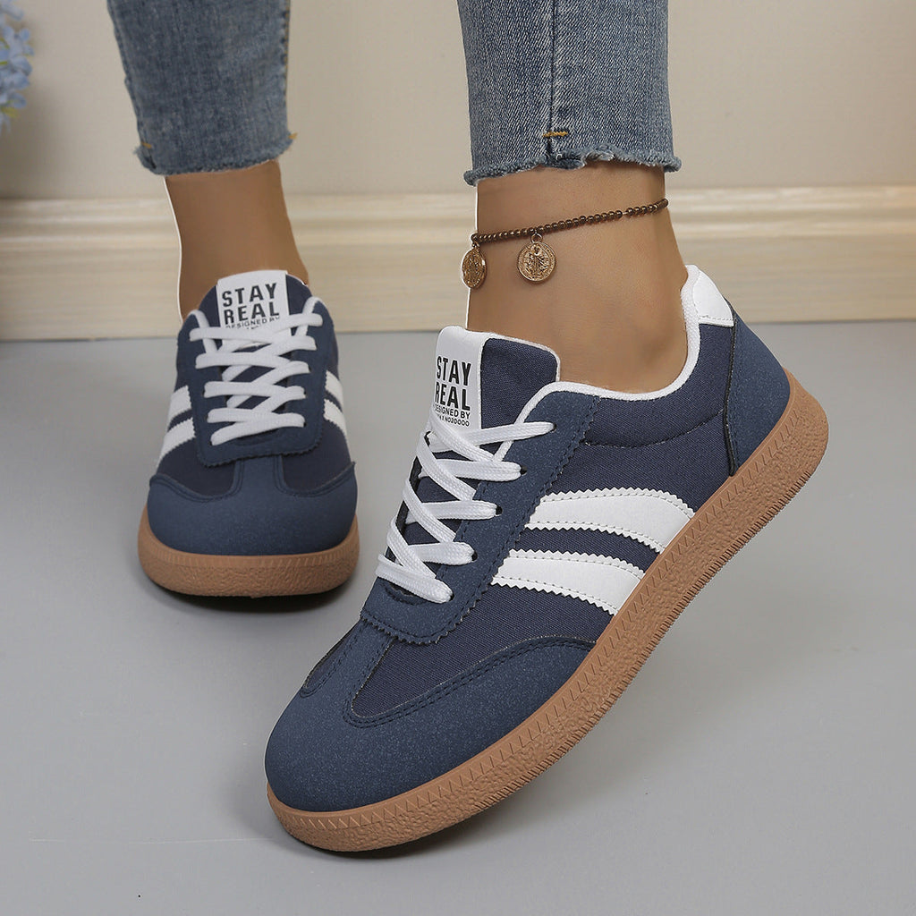 Women's Classic Lace-Up Court Sneakers 6