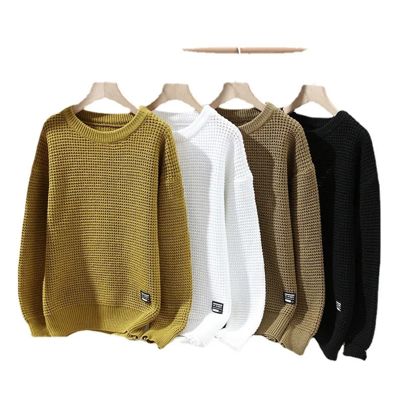 Men's Thermal Knit Crewneck Pullover 6