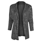 Women's Sequin Open-Front Cardigan Jacket 7