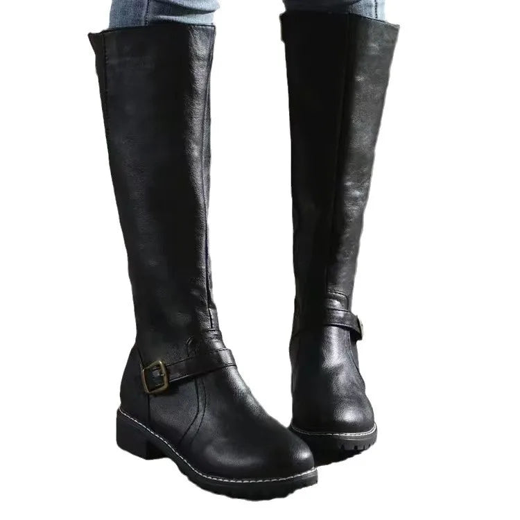 Women's Tall Orthopedic Leather Boots 5