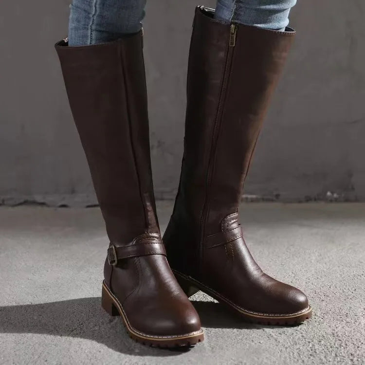 Women's Tall Orthopedic Leather Boots 2