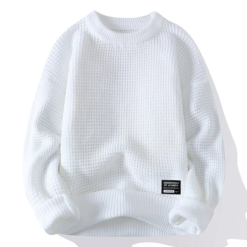 Men's Thermal Knit Crewneck Pullover 5