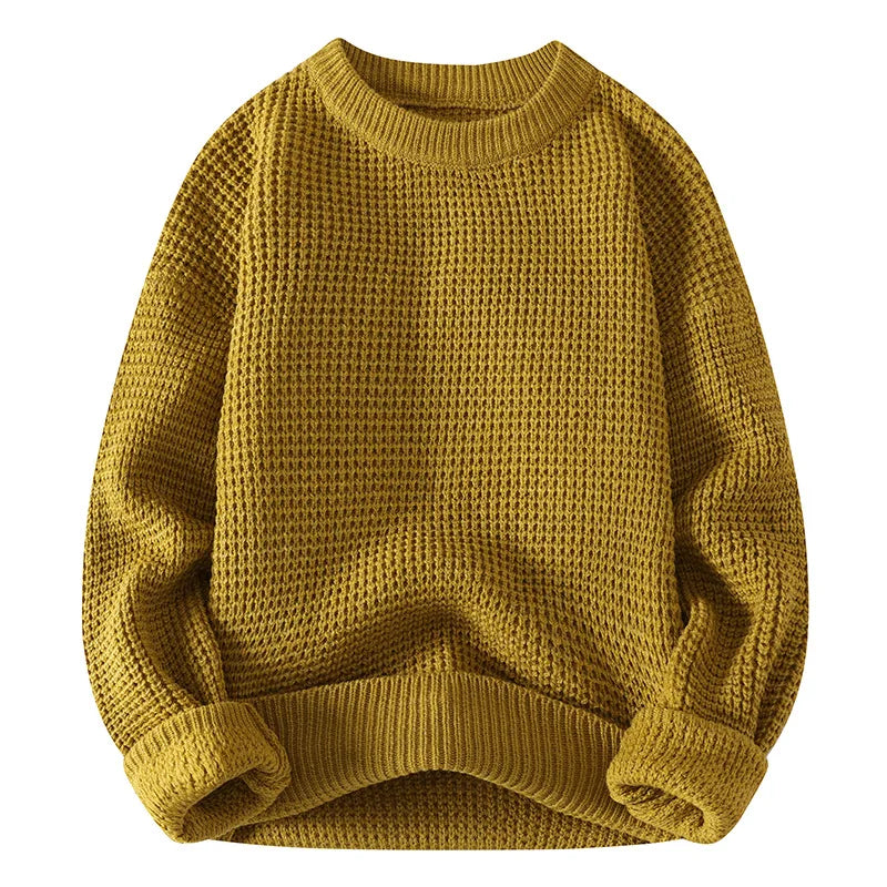 Men's Thermal Knit Crewneck Pullover 2