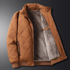 Men's Quilted Fleece-Lined Winter Jacket 2