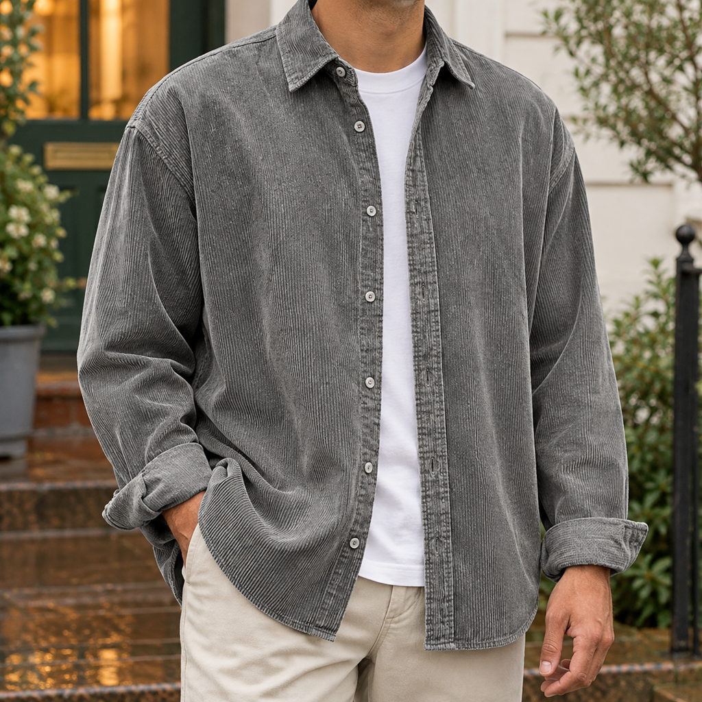 Women's Corduroy Overshirt Jacket 1