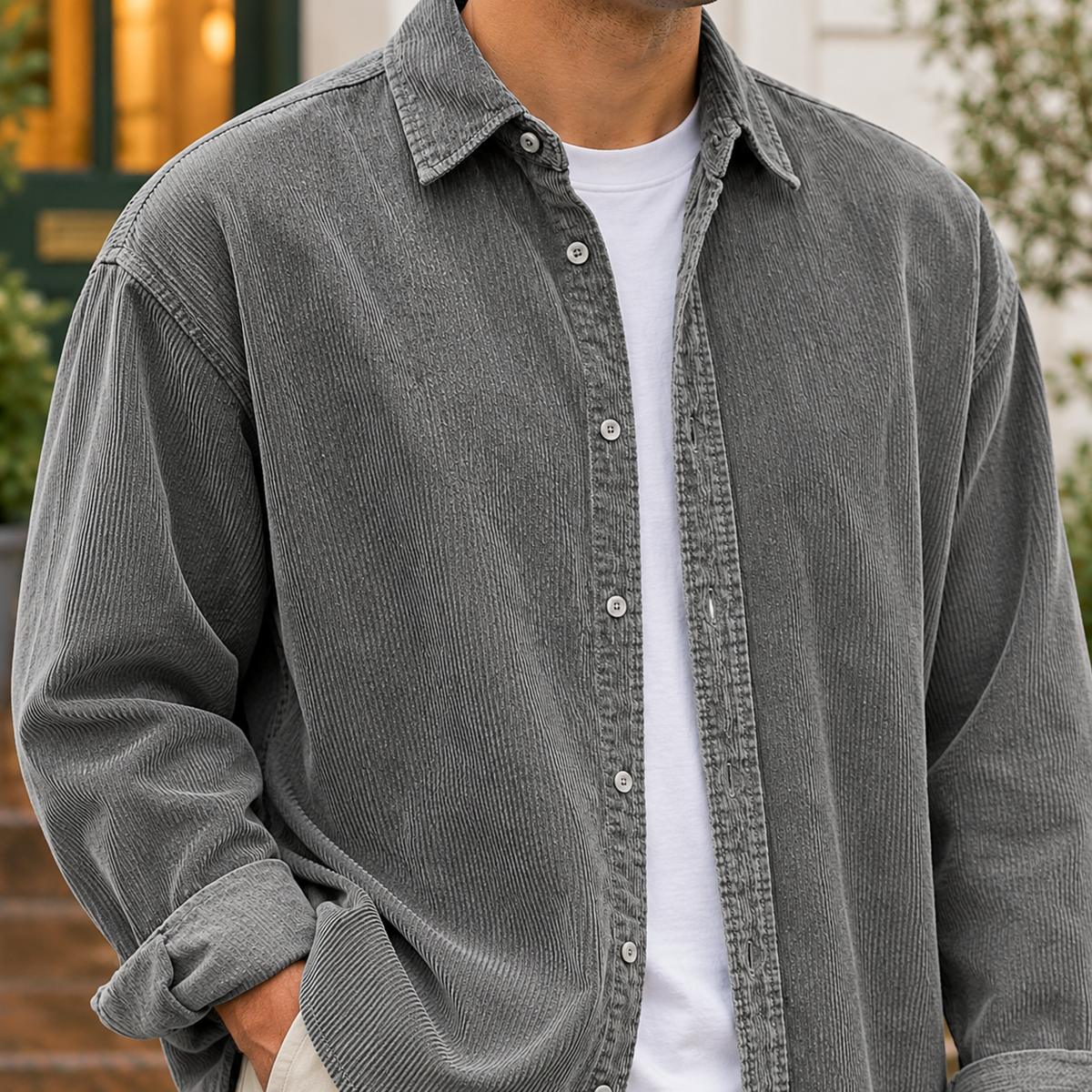 Women's Corduroy Overshirt Jacket 2
