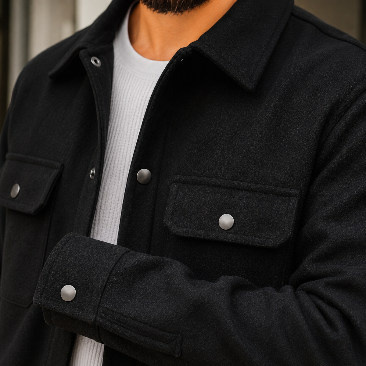 Women's Soft Brushed Snap Jacket 3