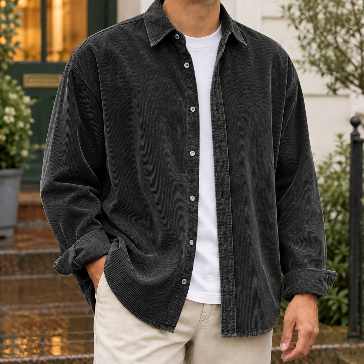 Women's Corduroy Overshirt Jacket 3
