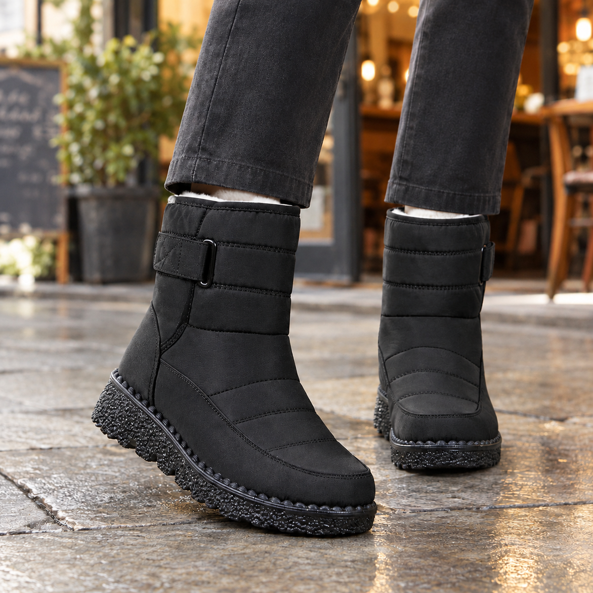 Women's Quilted Waterproof Snow Boots 4