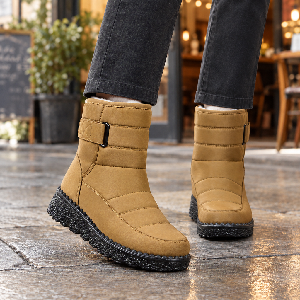Women's Quilted Waterproof Snow Boots 5