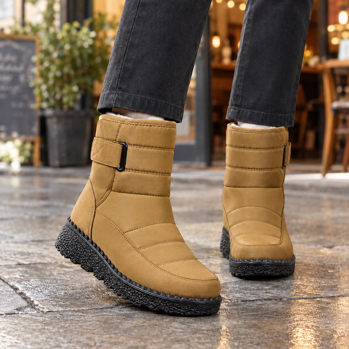 Women's Quilted Waterproof Snow Boots 5