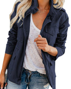 Women's Stand-Collar Utility Jacket 4