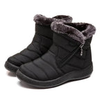 Women's Quilted Waterproof Side-Zip Snow Boots 2