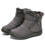 Women's Quilted Waterproof Side-Zip Snow Boots 11