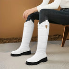 Women's Faux-Fur Lace-Up Waterproof Snow Boots 1