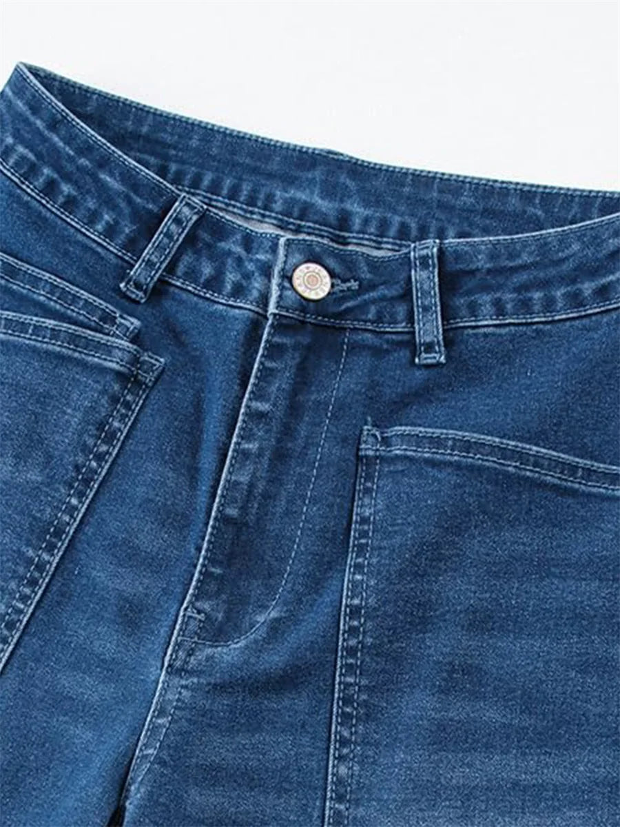 Women's Mid-Rise Barrel Utility Jeans 19