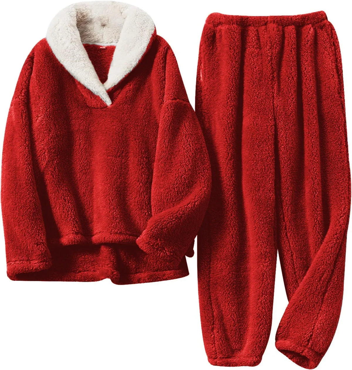 Women's Plush Sherpa Two-Piece Lounge Set 4