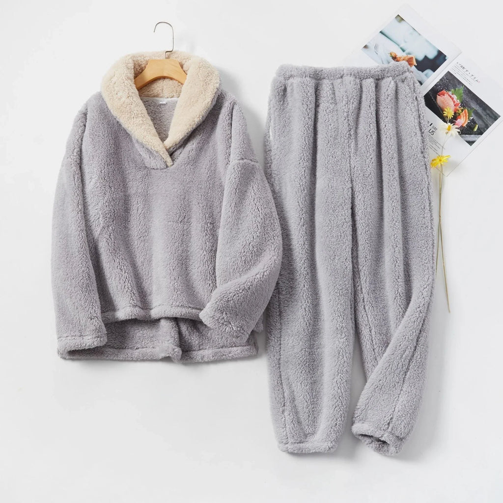 Women's Plush Sherpa Two-Piece Lounge Set 7
