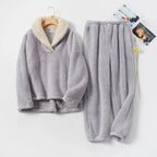 Women's Plush Sherpa Two-Piece Lounge Set 7