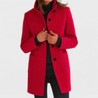 Women's Tailored Button-Front Long Coat 7