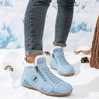 Women's Faux-Fur Lined Wide-Toe Ankle Boots 1