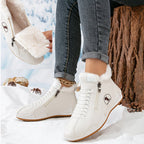 Women's Faux-Fur Lined Wide-Toe Ankle Boots 4